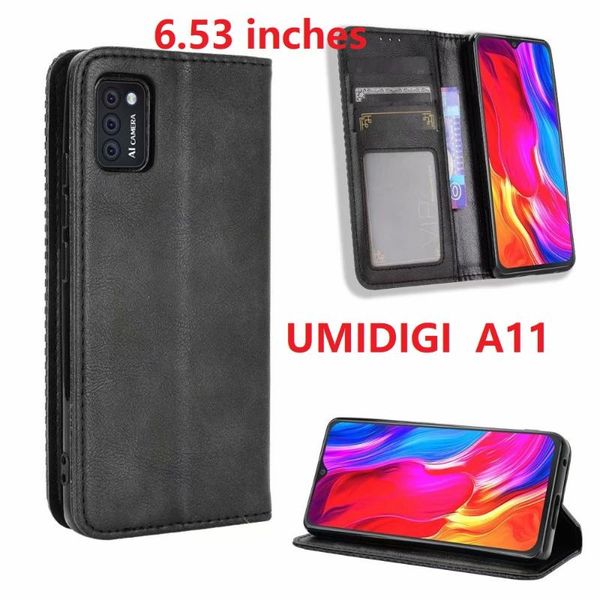 

cell phone pouches 2021 wallet pu leather for umidigi a11 case magnetic book stand flip card protective cover