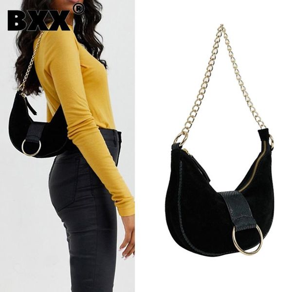 

evening bags [bxx] woman brand vintage chains pu leather personality all-match crossbody shoulder bag fashion tide autumn 2021 gf0741