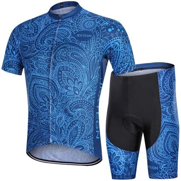 

racing sets cycling jersey 2021 pro team raphaful men set bicycle clothing suit breathable mountain bike clothes sportwears, Black;blue