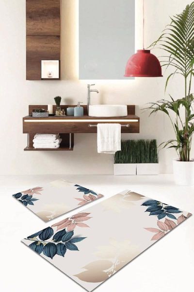 

digital bath mat set for closet 2 50x80 - 50x50 cm. bs052 mats