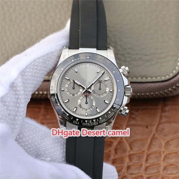 

super quality men's watch automatic mechanical watches 40mm jh made cal4130 movement 904l luxury sapphire diving watch-324, Slivery;brown