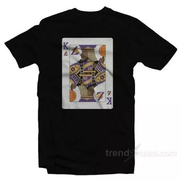 

king card t-shirt, White;black
