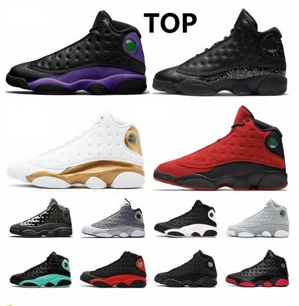 

mens basketball shoes 13 flint lucky green reflective reverse he got game 13s running sneakers bred playground sport trainers 40-47