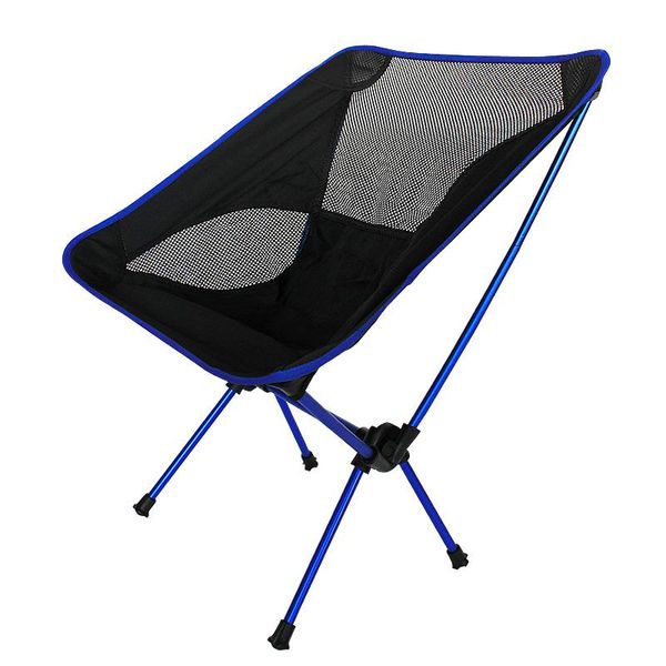 

camp furniture portable blue color outdoor chair and garden folding moon relax