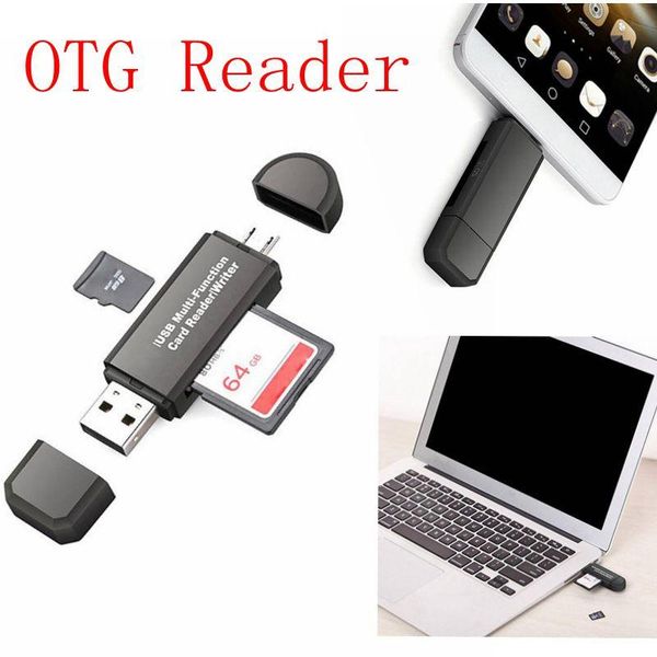 

hubs otg card reader micro sd/sd mini usb 2.0 +otg sd/sdxc tf adapter u disk lapaccessories
