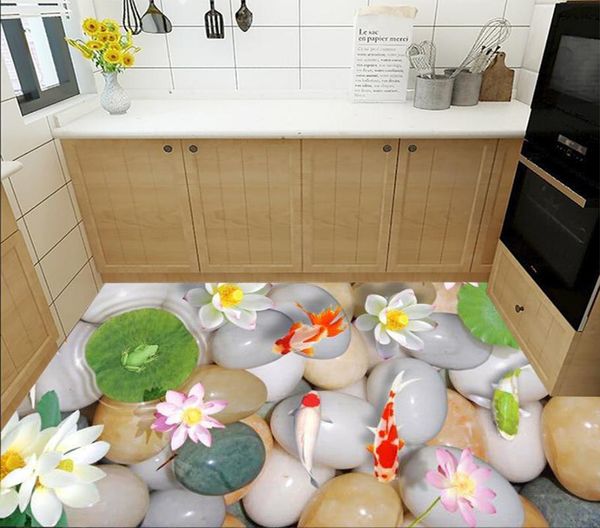 

wallpapers floor wallpaper cobblestone 3d picture