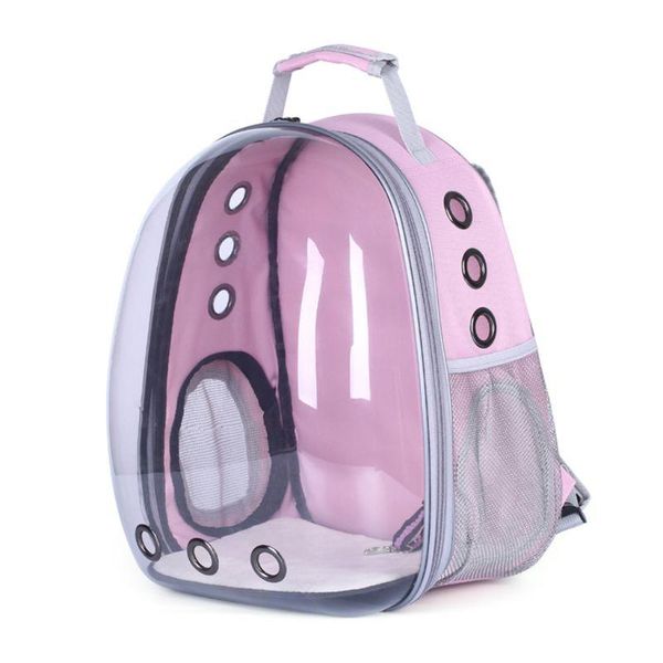 

backpack pet puppy bag travel carrier cat dog space breathable transparent window with soft mat b85f