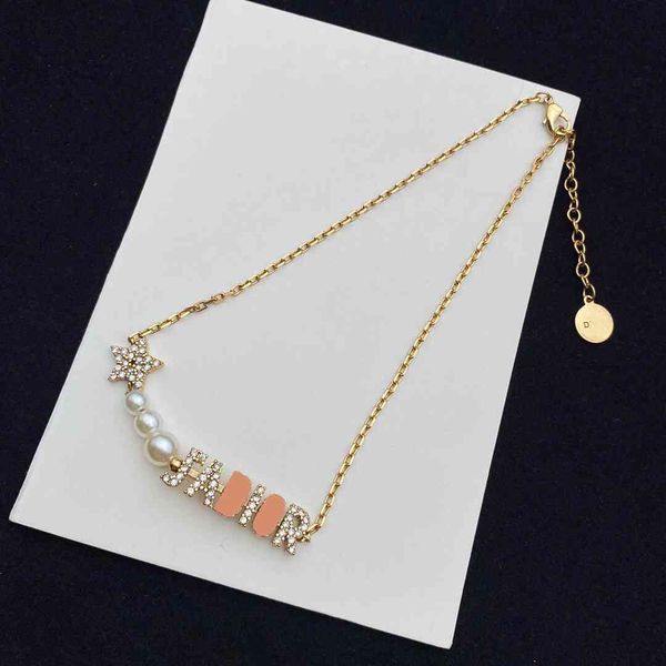 

luxry fashion design bracelet jewelry d/or ja letter full amonstar pearl clavicle female, Golden;silver