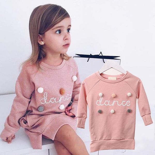 

girl's dresses melario fall girls dress letter sweatshirt girl spring fashion long hoodie moletom feminina casual autumn clothes, Red;yellow