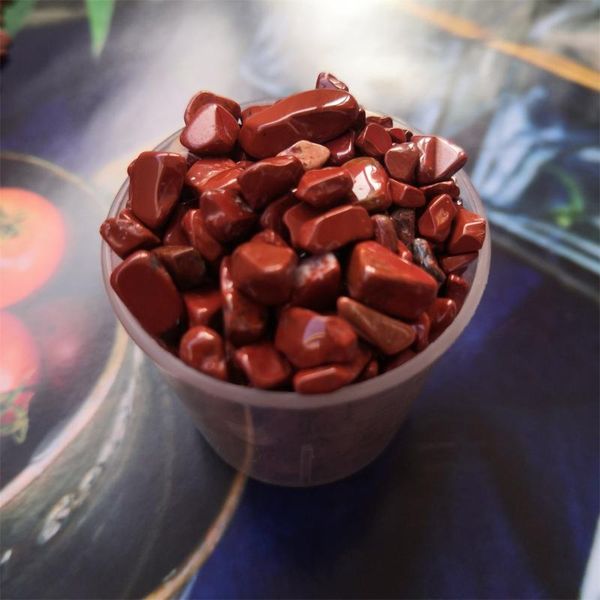 

decorative objects & figurines 100g 5mm-7mm red jasper gravel natural and mineral stones reiki meditation witchcraft supplies modern room de