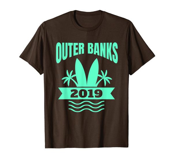 

outer banks shirt north carolina vacation souvenir t-shirt, White;black