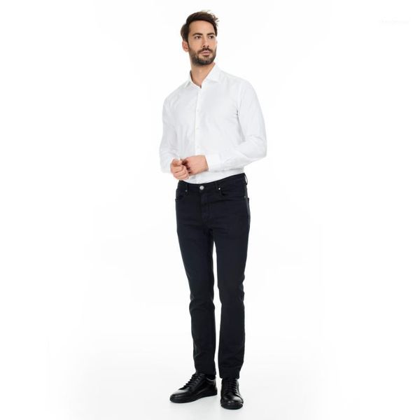 

buratti club men's stretch jeans cotton pants casual skinny straight elasticity 1931004o, Black