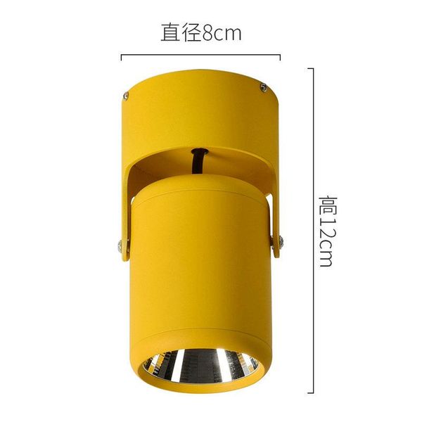 

downlights 4pcs 5w 7w super bright spot light 180 degree rotation ceiling lamp led down ac85-265v surface mounted
