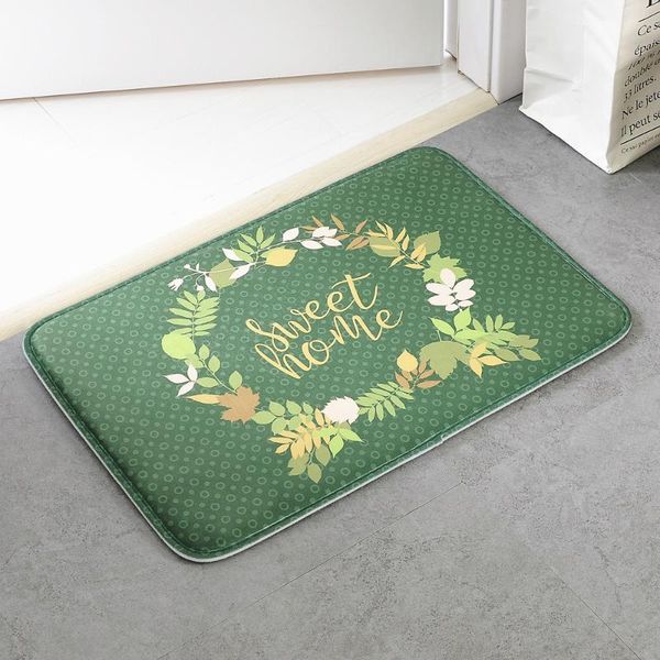 

carpets high-end household slow rebound memory foam strong water absorption non-slip environmental protection printing mat