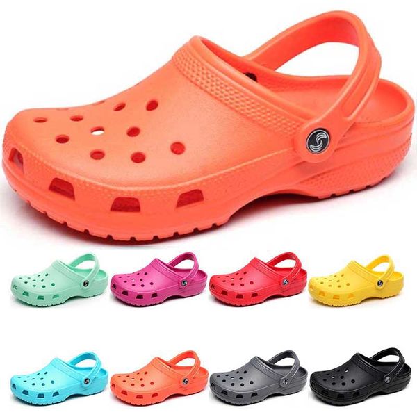 

341 hotsale fashion Sandals Slip On Casual Beach Waterproof Shoes men Classic Nursing Clogs Hospital Women Slippers Work Medical, 2 36-41