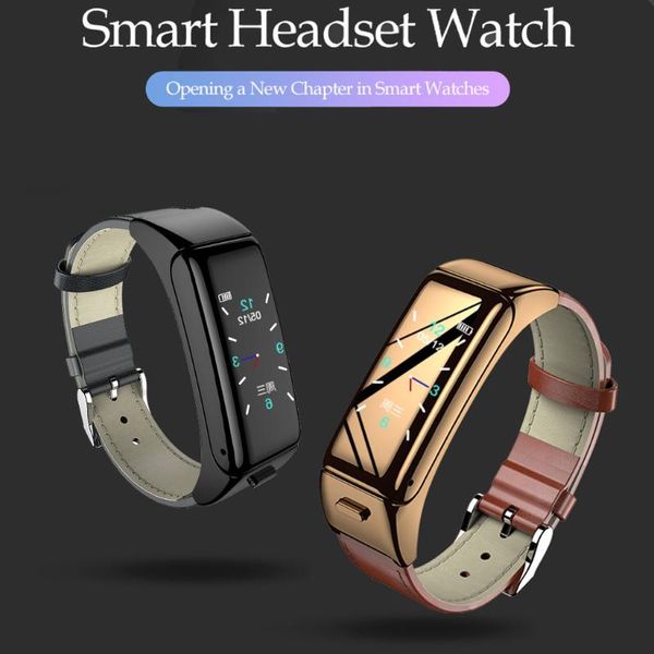 

smart wristbands headset bracelet 2 in 1 call sports fitness calorie wristband watch