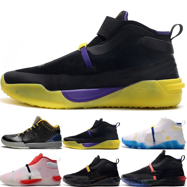 

new basketball shoes 4 ad carpe diem del sol draft day black blue yellow orange outdoor sports trainers sneakers