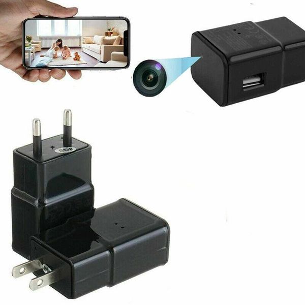 

mini cameras eu/us plug 1080p hd wireless ip camera home security surveillance wifi with micro usb charging port power adapter