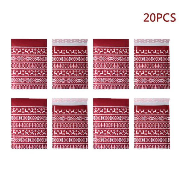 

gift wrap 20pcs padded envelopes lovely reindeer school bubble mailer christmas pattern paper office santa claus packaging