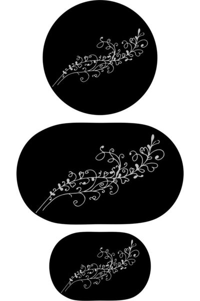 

triple toilet set mat 7009 bath mats