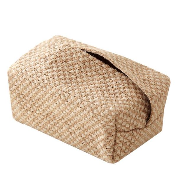 

cotton&linen pumping toilet box,fabric simple weaving homestay decoration,toilet paper storage box tissue boxes & napkins