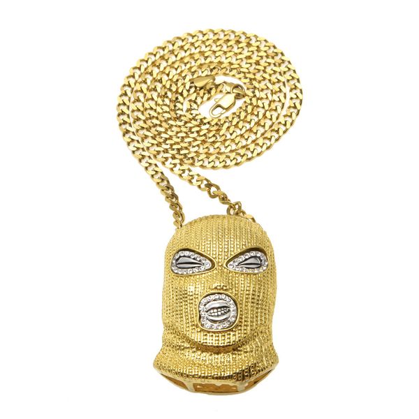 

mens hip hop jewelry new anti-terrorism hood pendants european and american style hiphop chain necklaces accessories yd0210, Silver