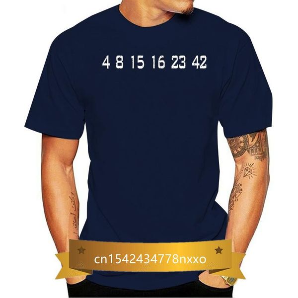 

men's t-shirts lost numbers t-shirt tv show 5 colors s-3xl, White;black