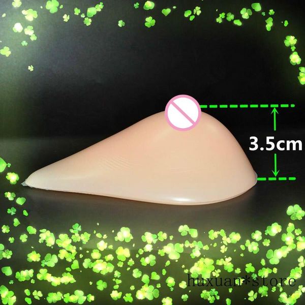 

women's shapers silicone fake breast pad 170g posrative realistic soft boobs crossdresser transgender transvestite mastectomy bra, Black;white