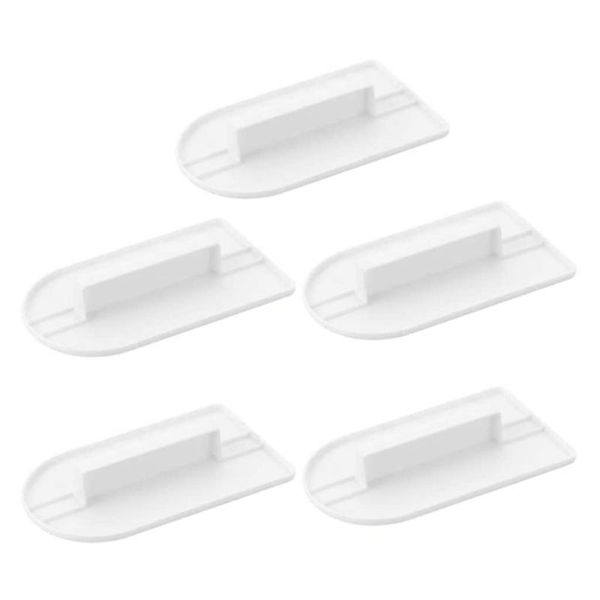 

other bakeware cake scraper, smoother tool, plastic fondant cream edge smoothing decorating tools with handle(5 pcs)
