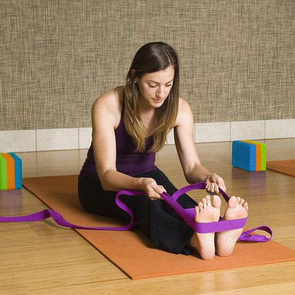 

yoga extension belt 3.8cm wide 2.5m 3.2m long auxiliary drop resistance bands