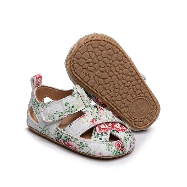 

first walkers #40 baby sandals summer boys girls sandal soft rubber flat sole casual closed toe shoes quality toddler