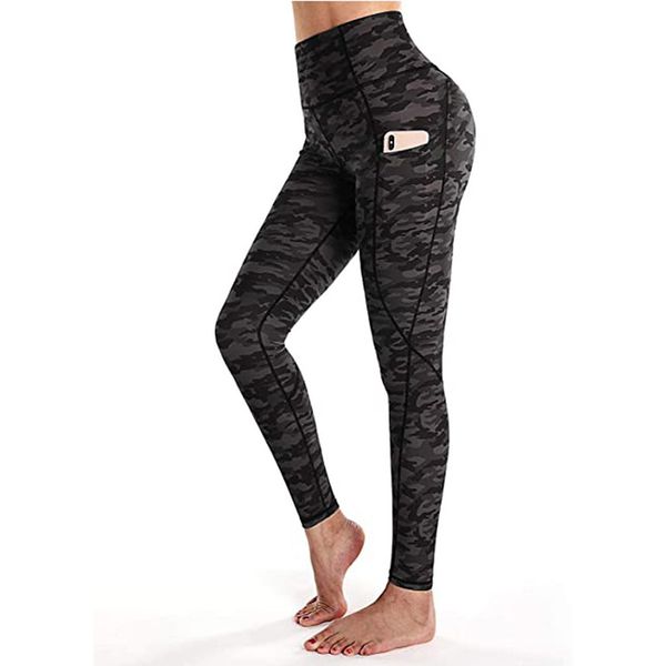 

women casual pants sports running sportswear stretchy fitness leggings gym seamless tummy control compression long pants 210515, Black;white