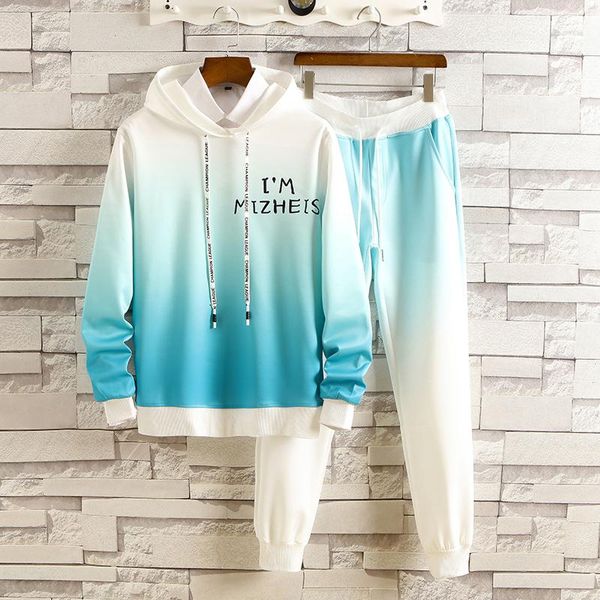 

men's tracksuits sweater male autumn 13 boys 14 junior high school students 15 teenagers 16 casual 17 two-piece 19-year-old suit, Gray