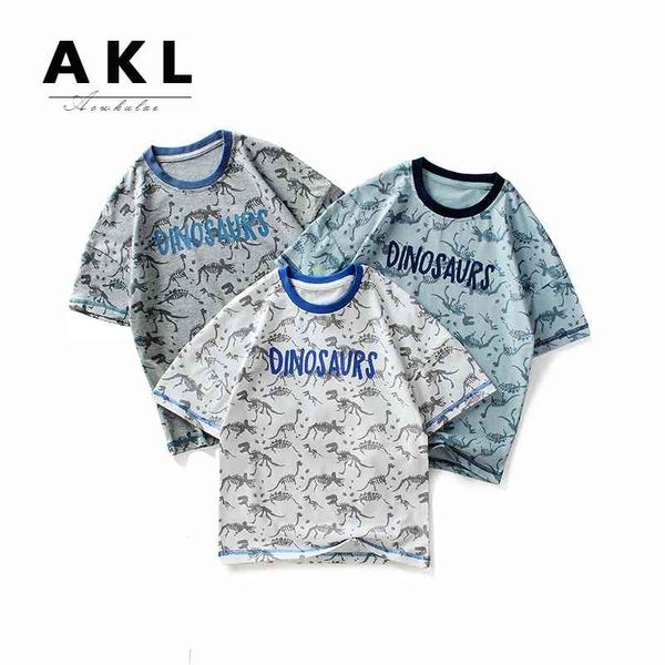 

2021 summer new korean clothing children's short sleeve t-shirt, Blue;red