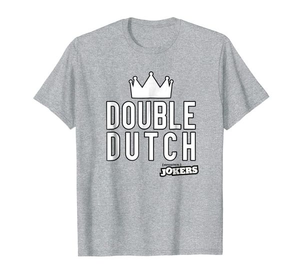 

impractical jokers sal double dutch t-shirt, White;black