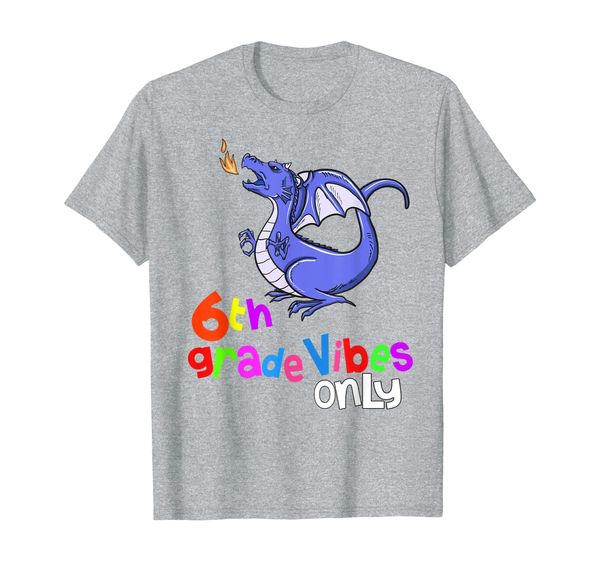 

back to school shirts 6th grade dragon lover mania 1st day t-shirt, White;black