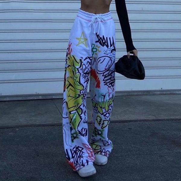 

high waist casual loose cotton womens capri summer gothic street straight leg trousers cargo women, Black;white