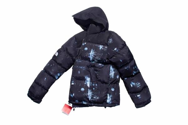 

famous menswear designer down jacket coat night travel metropolis york upright collar fashion warmth autumn and winter multiple colors, Black