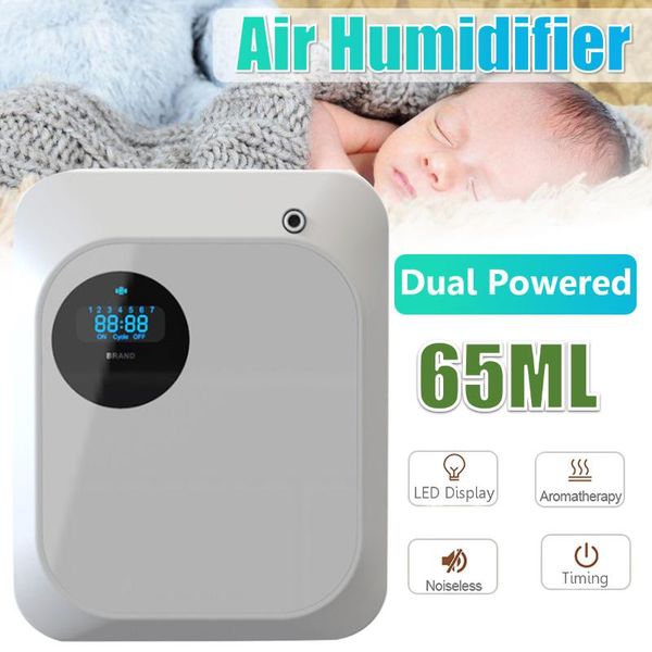 

60ml el lobby perfume diffuser machine wall mounted aroma nebulizer air purifier scent unit dispenser system humidifiers