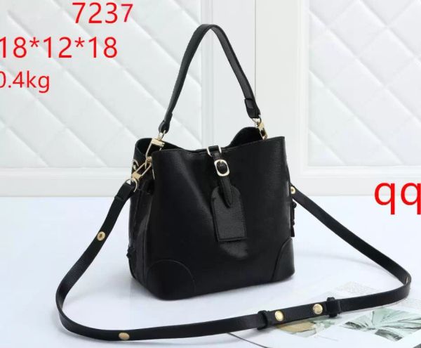 

new neonoe bucket bag fashion leather shoulder bags women famous drawstring tote handbags flower printing crossbody purse # 18*12*18cm