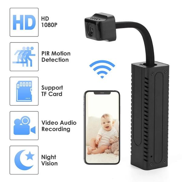 

remote control hd micro camera wifi surveillance ip mini 1080p cameras camcorde security cam