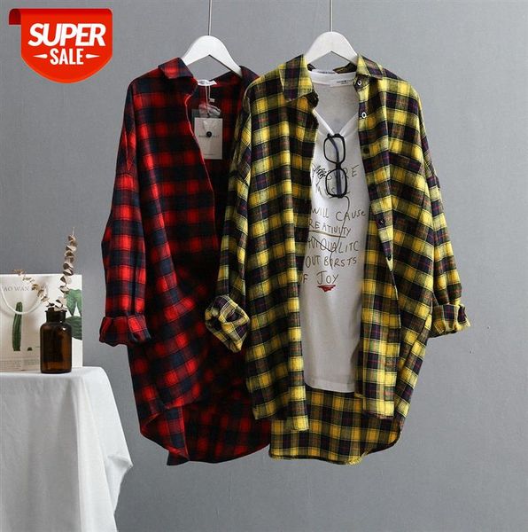 

[ou fan] ins plaid shirt korean dongdaemun women's plus size bf student jacket 5521 #am4j, Black;gray