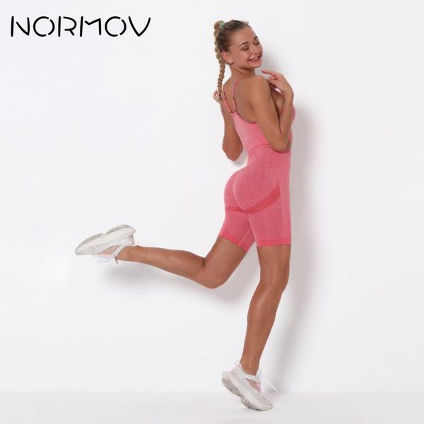 

yoga outfit normov women shorts set clothing gym wear athletic sport suit bra seamless workout running