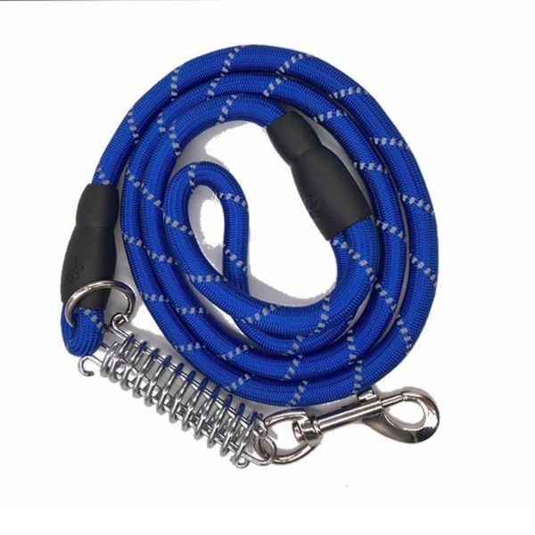 

dog collars & leashes leash p chain reflective nylon pet traction wear-resistant s/m/l round rope training accessories