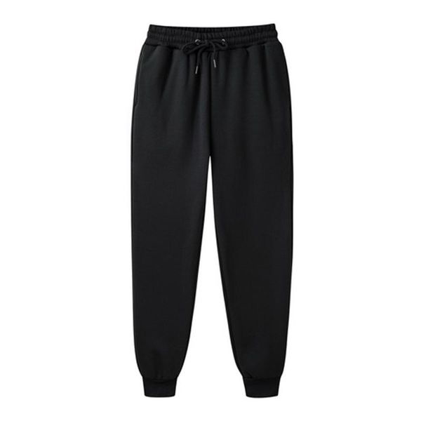 

men's pants casual jogging sweatpants large size elastic waist sports trousers loose fitness clothes spring and autumn th, Black