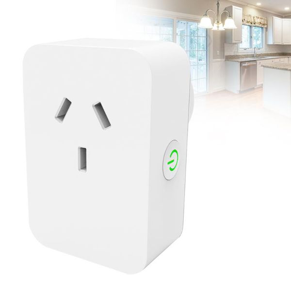 

smart power plugs samtian au plug wifi socket monitor timing function smartlife app control works with alexa google assistant
