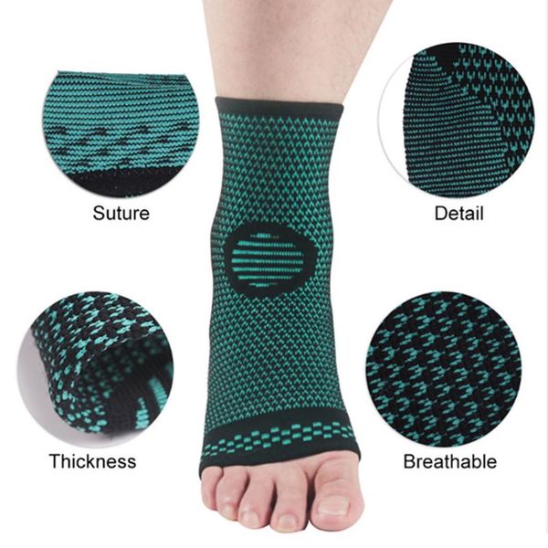 

ankle support compression foot sleeve plantar fasciitis angel pain socks with antiplantar, Blue;black