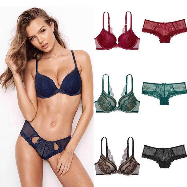 

new steel ring thin style gathered lace women's underwear bra set, Red;black
