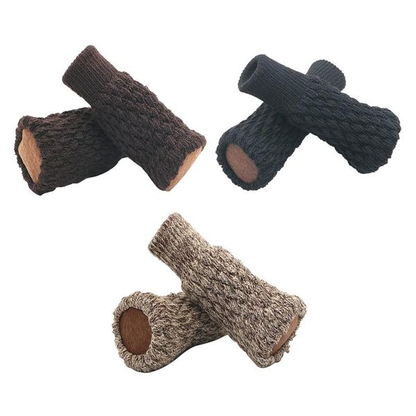 

knitted chair foot cover non-slip table noise reduction covers