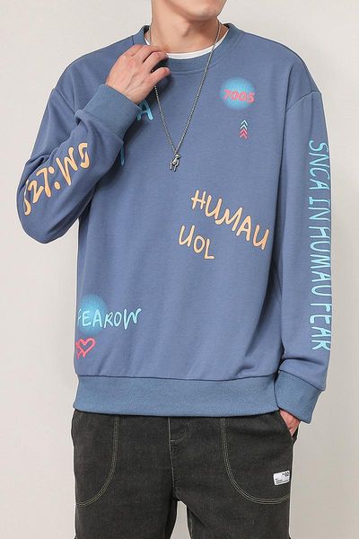 

men's hoodies & sweatshirts 2021 spring sweatshirt clothes for teens white man plus size m-5xl letter full sleeve casual slim fit cloth, Black